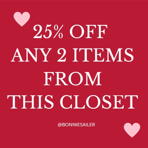 SAVE 25% ON 2 items from my closet - Picture 1 of 1